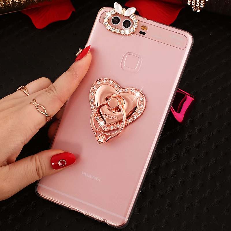 Huawei P9 Plus Coque De Téléphone Étui Mince Fluide Doux Rose