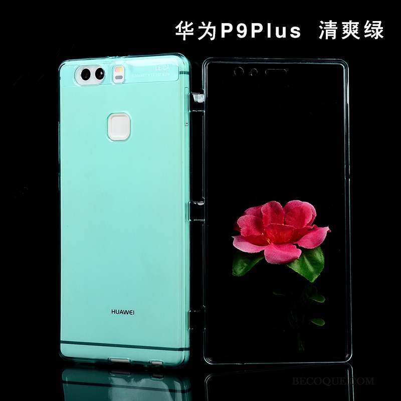 Huawei P9 Plus Coque Tout Compris Étui Incassable Silicone Protection Violet