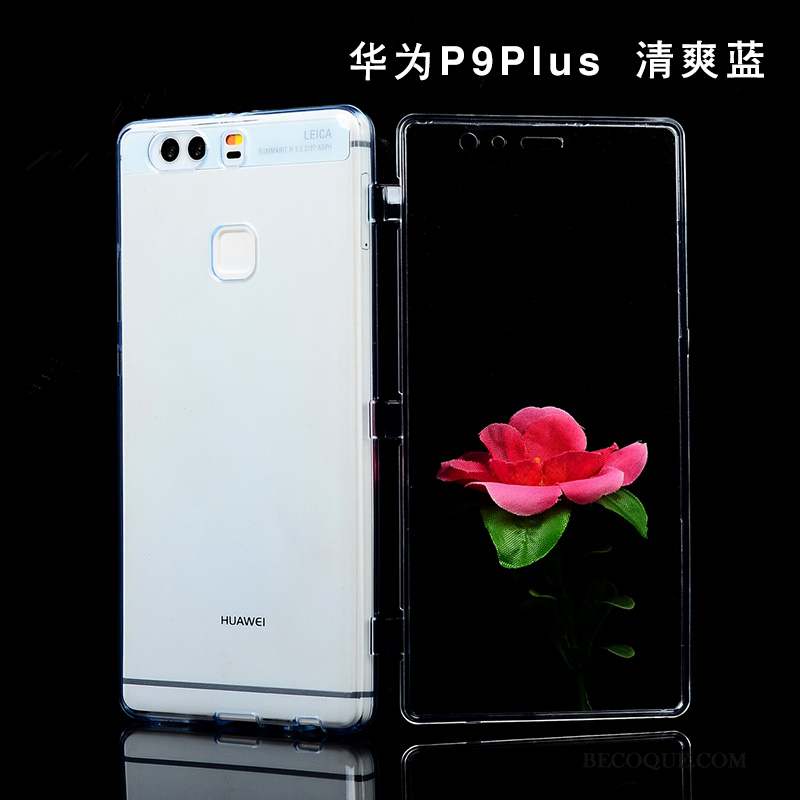 Huawei P9 Plus Coque Tout Compris Étui Incassable Silicone Protection Violet