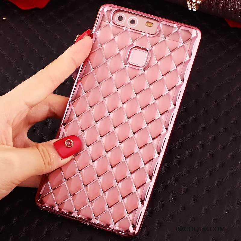 Huawei P9 Plus Fluide Doux Or Coque De Téléphone Étui Silicone Protection