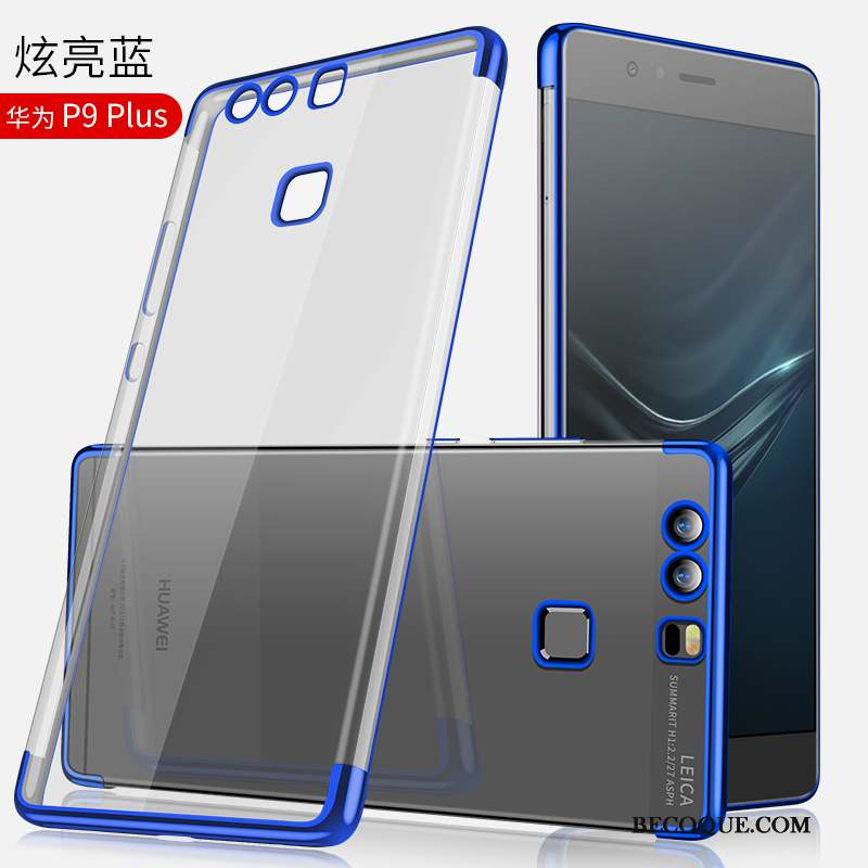 Huawei P9 Plus Marque De Tendance Silicone Tout Compris Transparent Incassable Coque