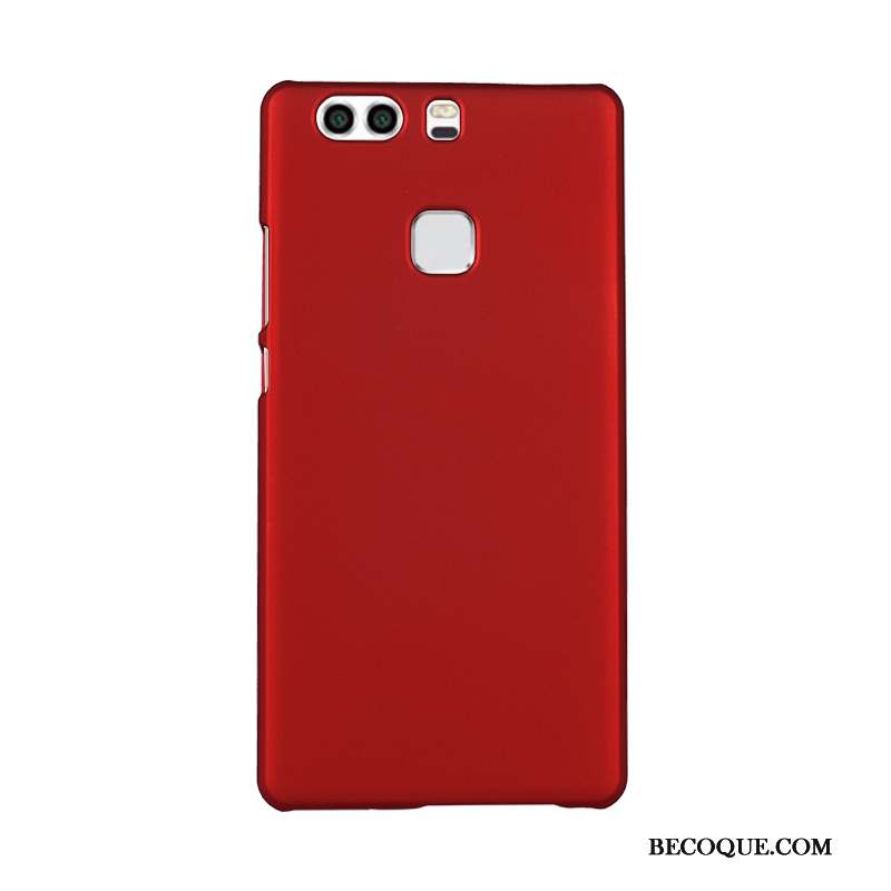 Huawei P9 Plus Rouge Délavé En Daim Étui Coque De Téléphone Protection Téléphone Portable