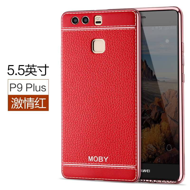 Huawei P9 Plus Rouge Téléphone Portable Tout Compris Coque De Téléphone Silicone Étui