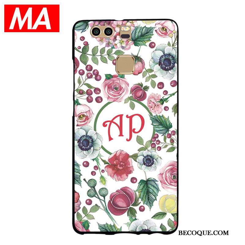 Huawei P9 Plus Silicone Fleurs Créatif Mode Étui Coque De Téléphone