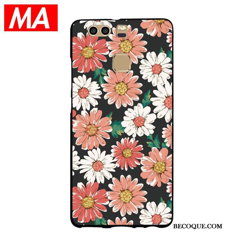 Huawei P9 Plus Silicone Fleurs Créatif Mode Étui Coque De Téléphone