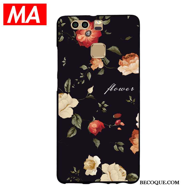 Huawei P9 Plus Silicone Fleurs Créatif Mode Étui Coque De Téléphone