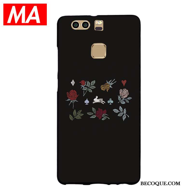 Huawei P9 Plus Silicone Fleurs Créatif Mode Étui Coque De Téléphone