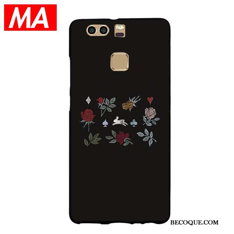 Huawei P9 Plus Silicone Fleurs Créatif Mode Étui Coque De Téléphone