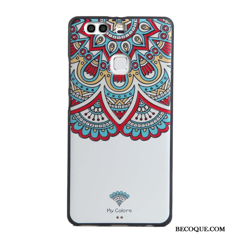 Huawei P9 Plus Tout Compris Silicone Coque De Téléphone Dessin Animé Multicolore Fluide Doux