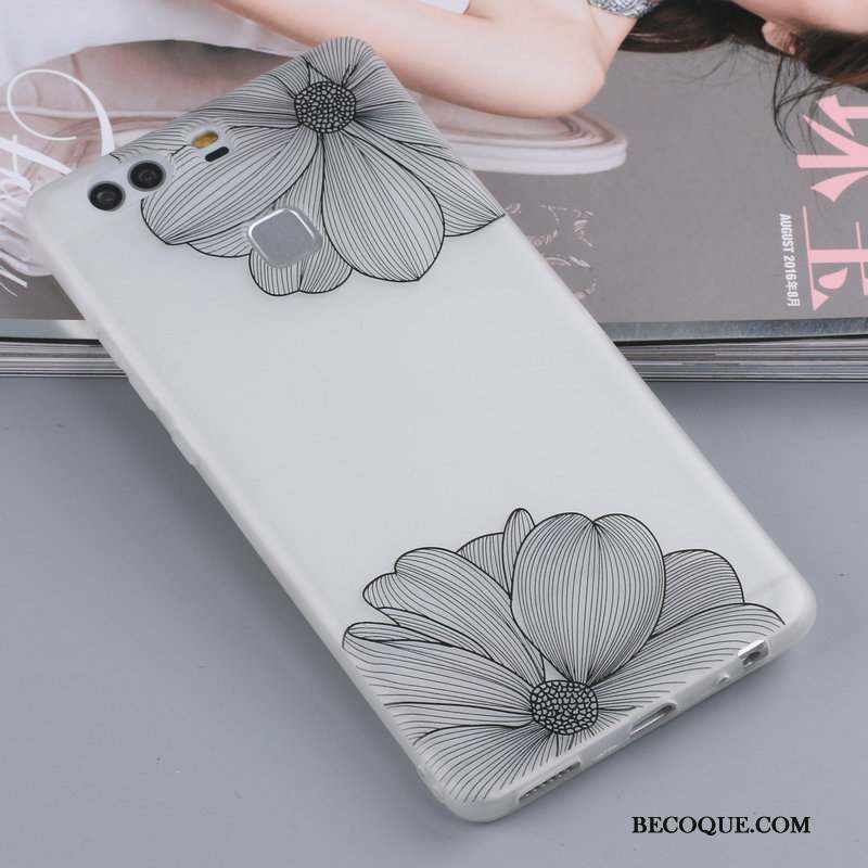 Huawei P9 Plus Étui Blanc Coque De Téléphone Silicone Jeunesse Incassable