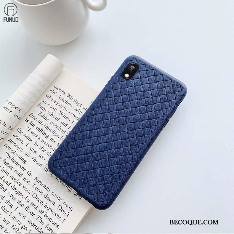 Huawei Y5 2019 Coque Business Étui Respirant Tissage Protection Tout Compris