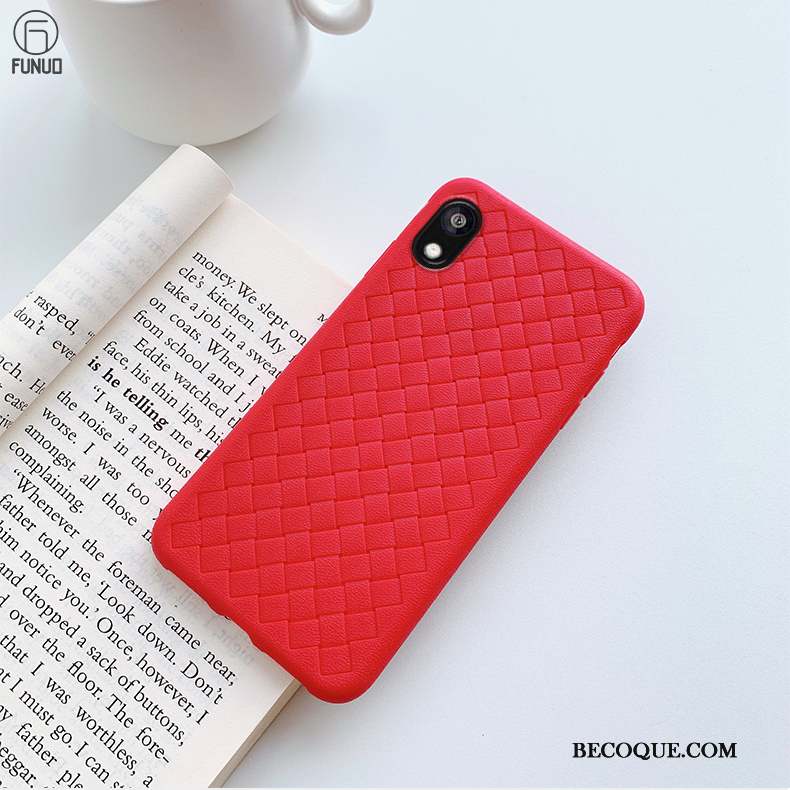 Huawei Y5 2019 Coque Business Étui Respirant Tissage Protection Tout Compris