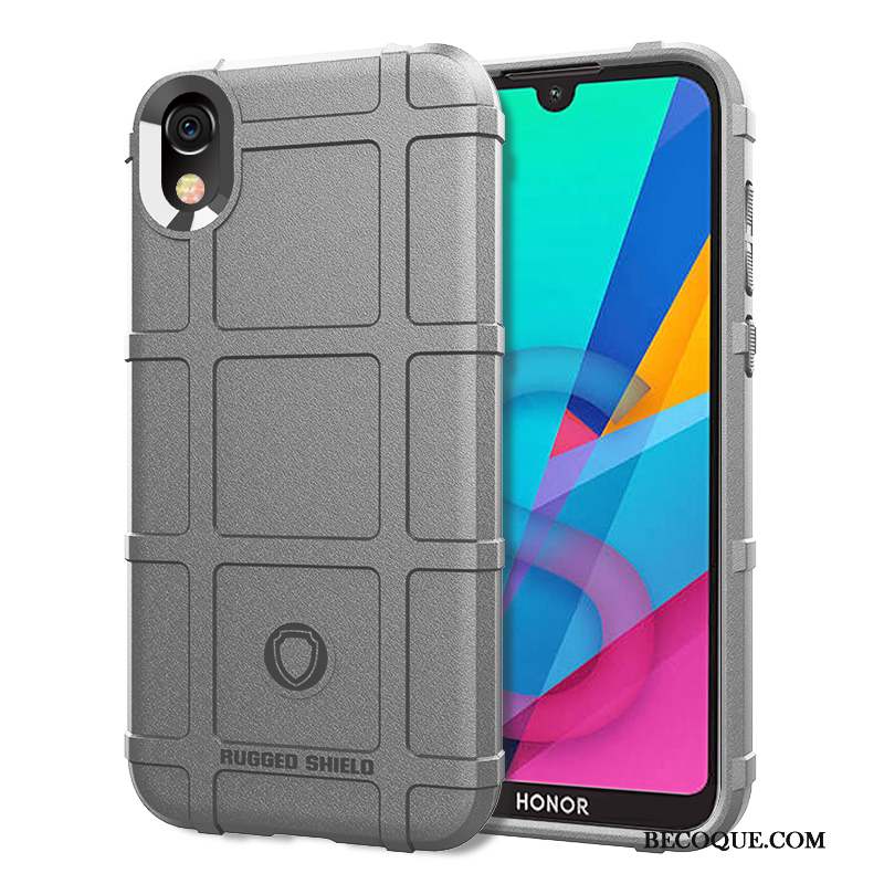 Huawei Y5 2019 Coque De Téléphone Incassable Protection Gris Étui Tactique