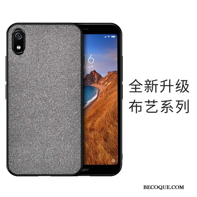 Huawei Y5 2019 Coque Nouveau Épissure Tissu Protection Étui Fluide Doux