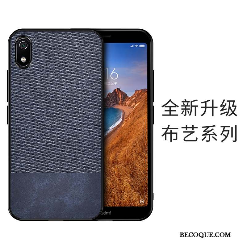 Huawei Y5 2019 Coque Nouveau Épissure Tissu Protection Étui Fluide Doux