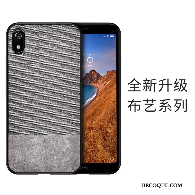 Huawei Y5 2019 Coque Nouveau Épissure Tissu Protection Étui Fluide Doux