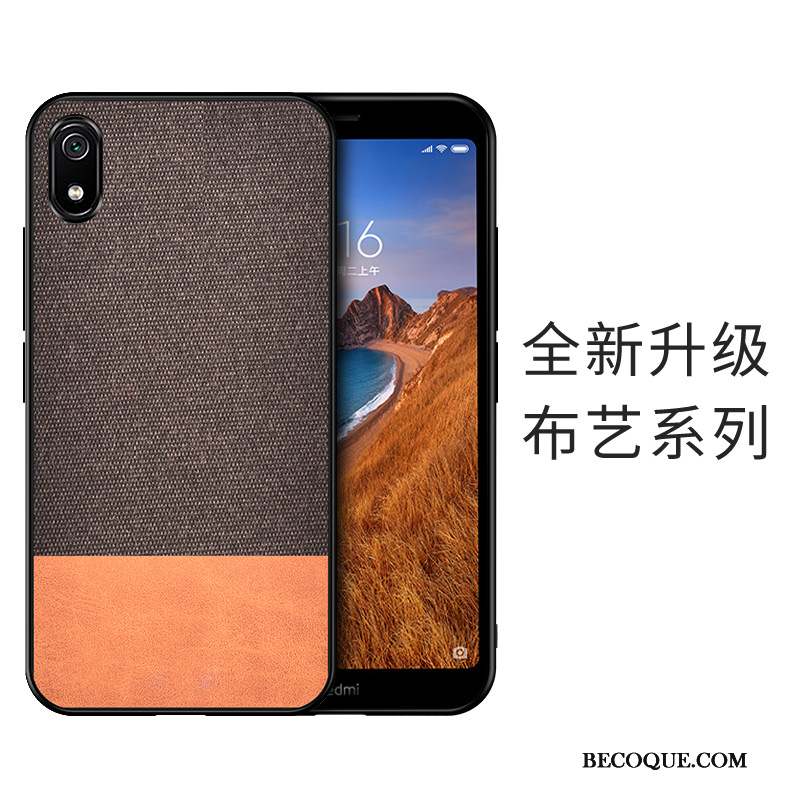 Huawei Y5 2019 Coque Nouveau Épissure Tissu Protection Étui Fluide Doux