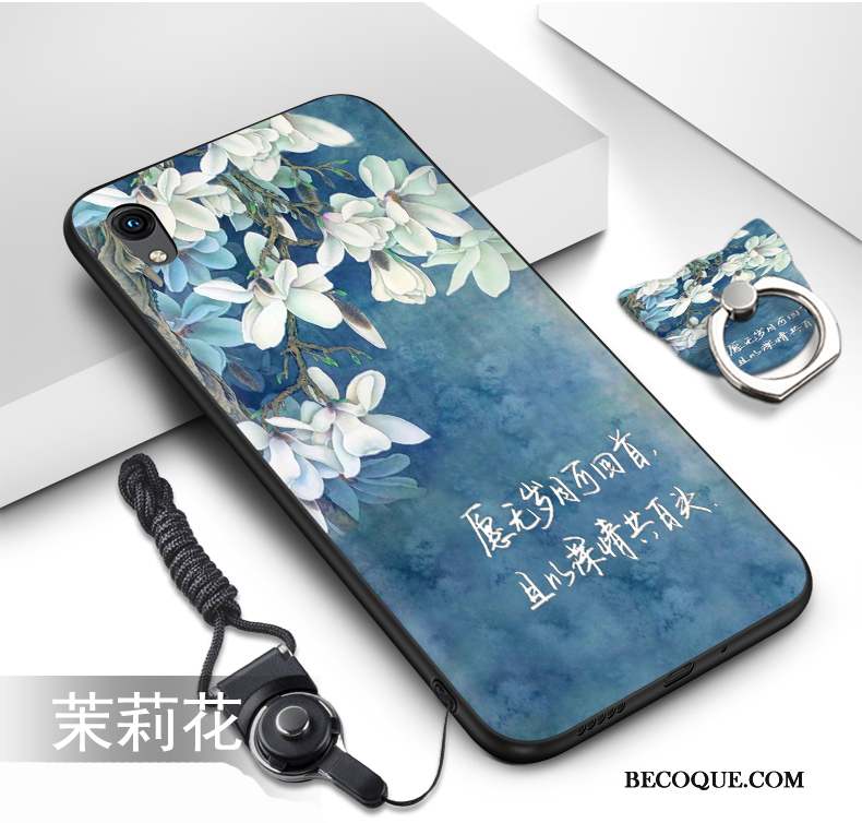 Huawei Y5 2019 Coque Étui Ornements Suspendus Téléphone Portable Peinture Support