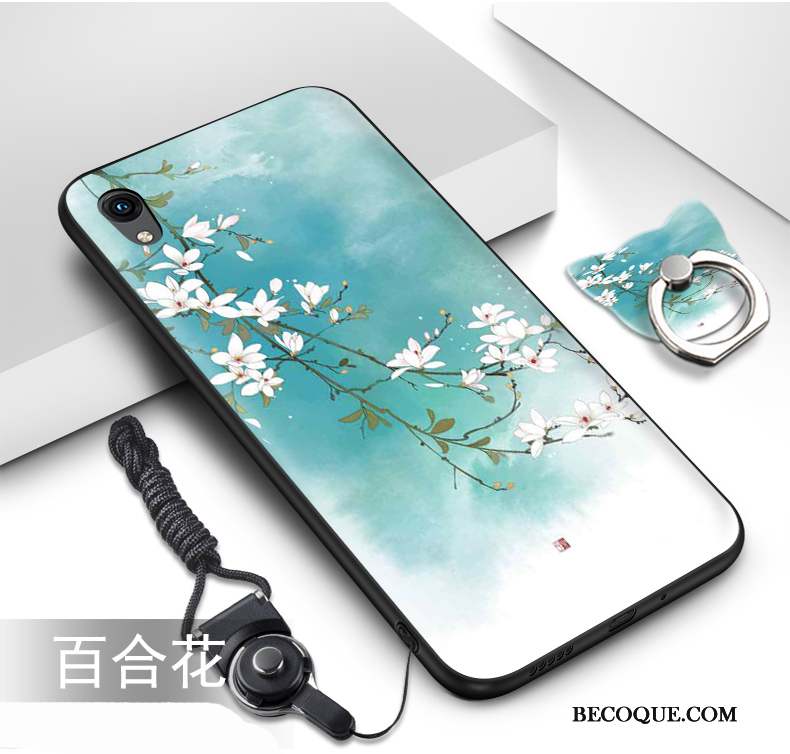 Huawei Y5 2019 Coque Étui Ornements Suspendus Téléphone Portable Peinture Support