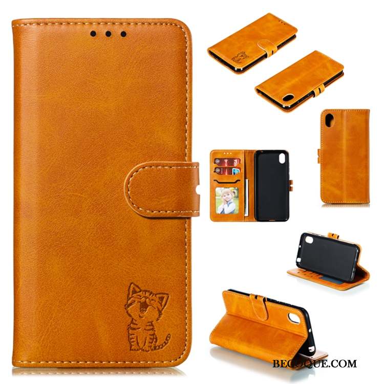 Huawei Y5 2019 Portefeuille Housse Étui En Cuir Coque De Téléphone