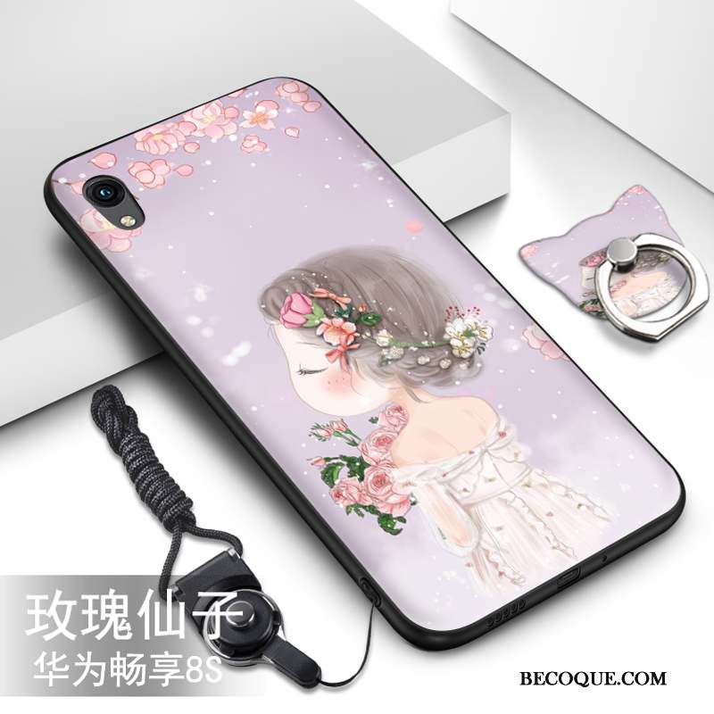 Huawei Y5 2019 Silicone Protection Incassable Coque Fluide Doux Dessin Animé