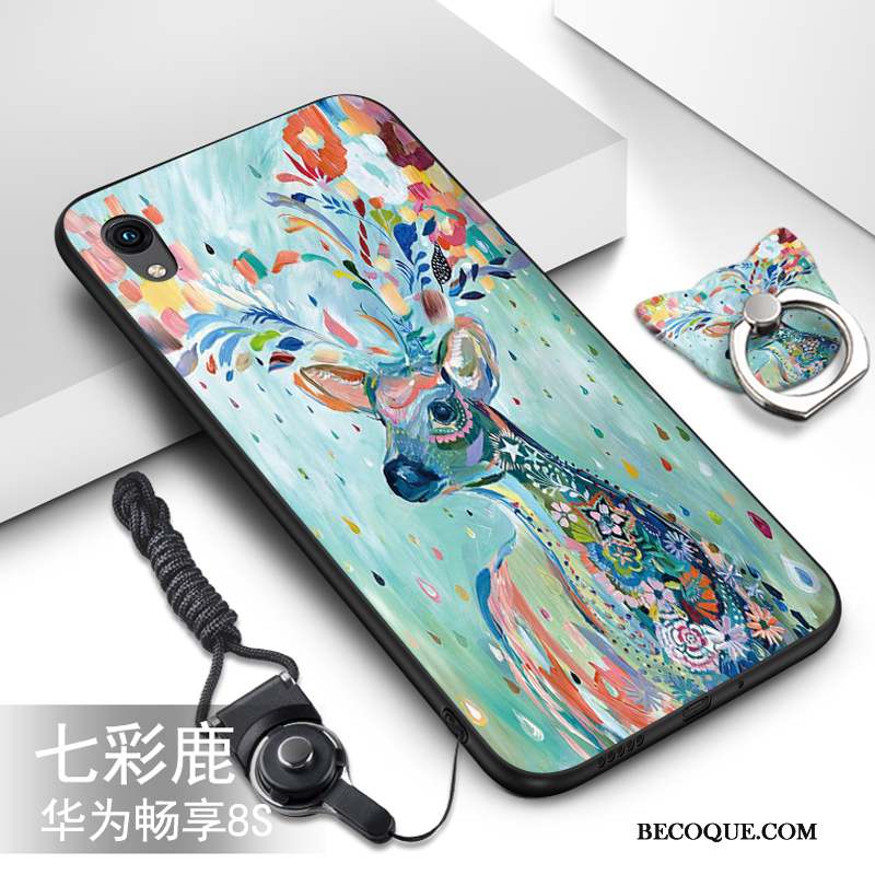 Huawei Y5 2019 Silicone Protection Incassable Coque Fluide Doux Dessin Animé