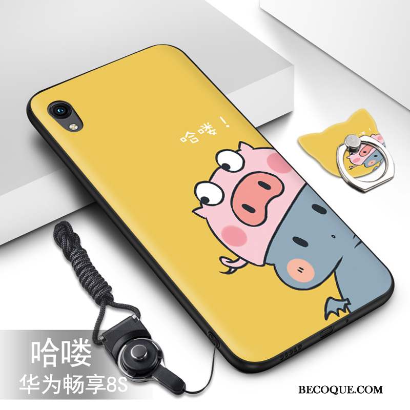 Huawei Y5 2019 Silicone Protection Incassable Coque Fluide Doux Dessin Animé