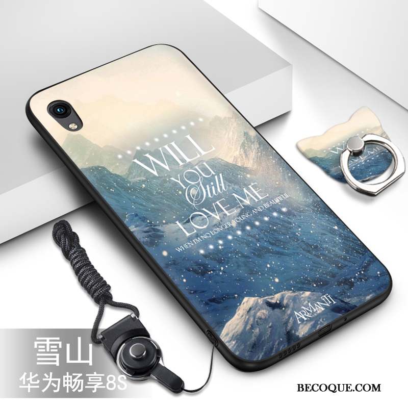 Huawei Y5 2019 Silicone Protection Incassable Coque Fluide Doux Dessin Animé