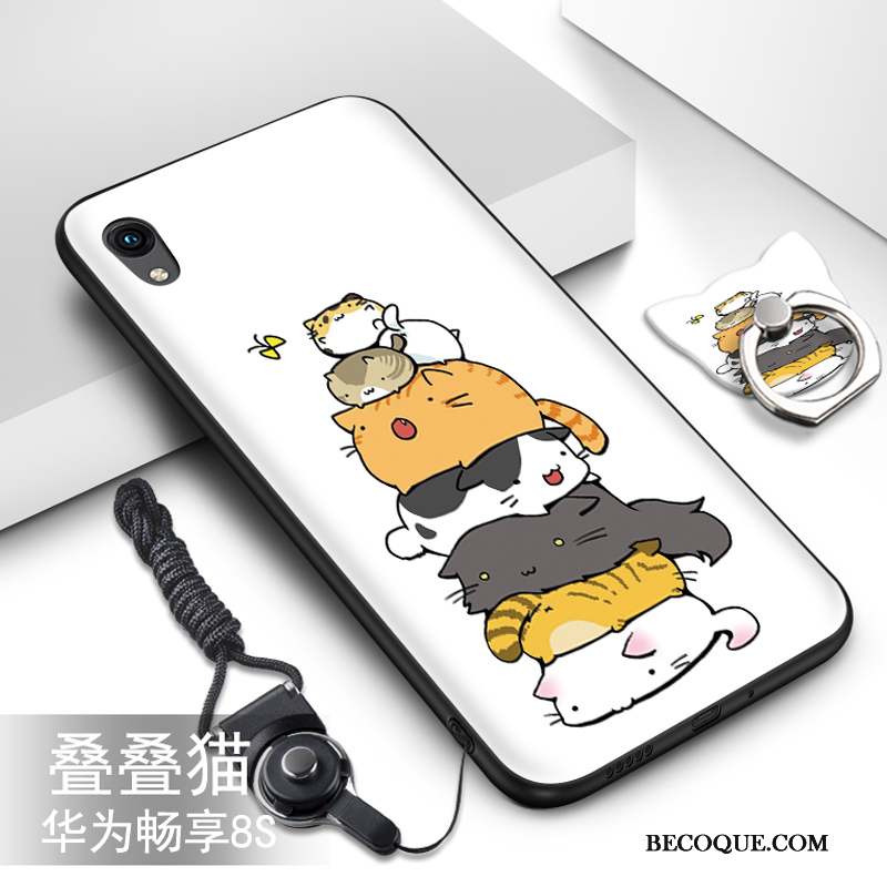 Huawei Y5 2019 Silicone Protection Incassable Coque Fluide Doux Dessin Animé