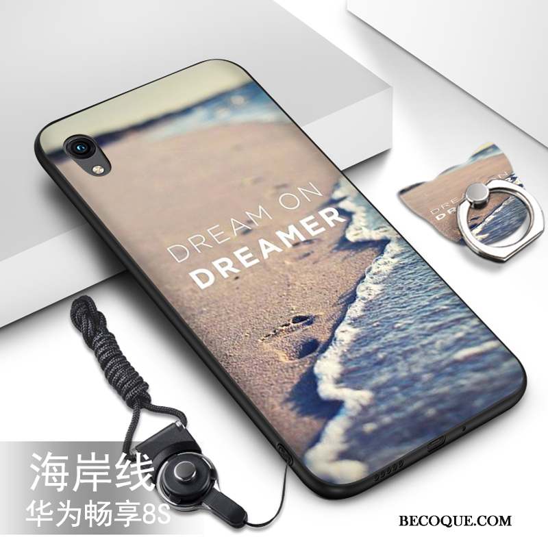 Huawei Y5 2019 Silicone Protection Incassable Coque Fluide Doux Dessin Animé