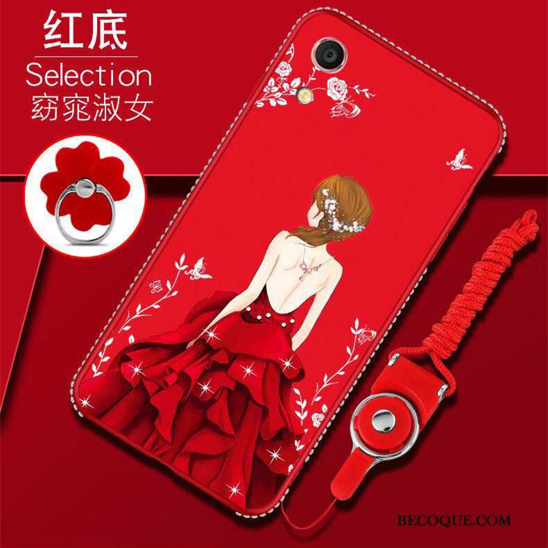 Huawei Y5 2019 Tendance Rouge Coque De Téléphone Fluide Doux Étui Silicone