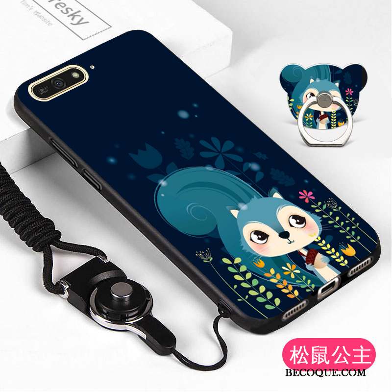 Huawei Y6 2018 Blanc Protection Fluide Doux Coque De Téléphone Étui
