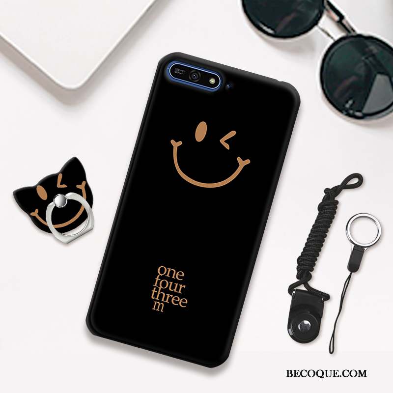 Huawei Y6 2018 Coque De Téléphone Protection Dessin Animé Étui Blanc