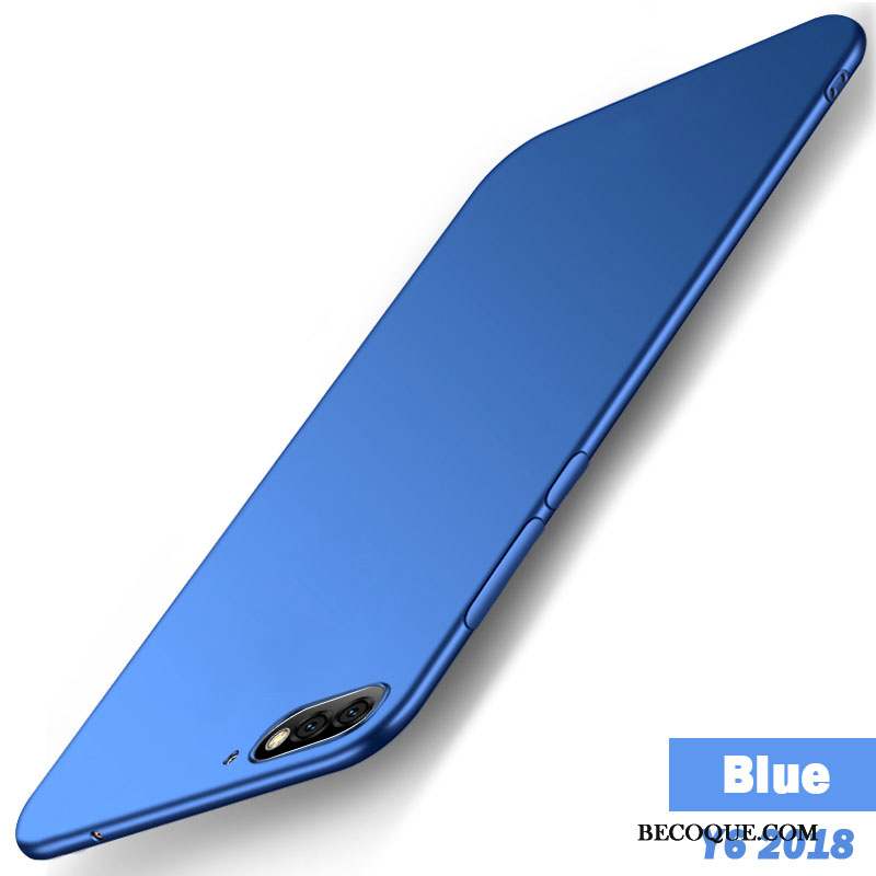 Huawei Y6 2018 Tout Compris Étui Protection Coque De Téléphone Rouge Fluide Doux