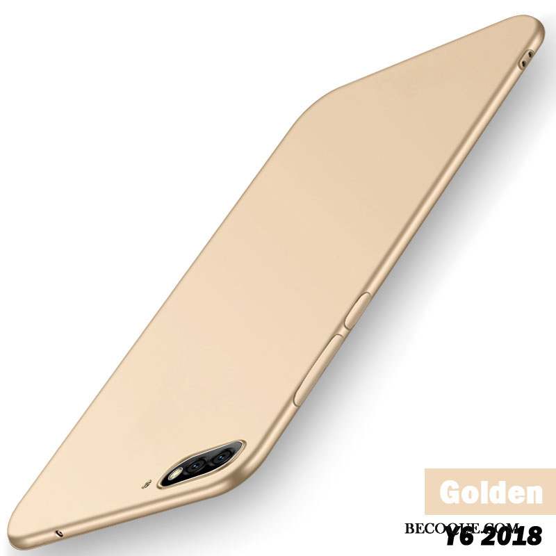 Huawei Y6 2018 Tout Compris Étui Protection Coque De Téléphone Rouge Fluide Doux