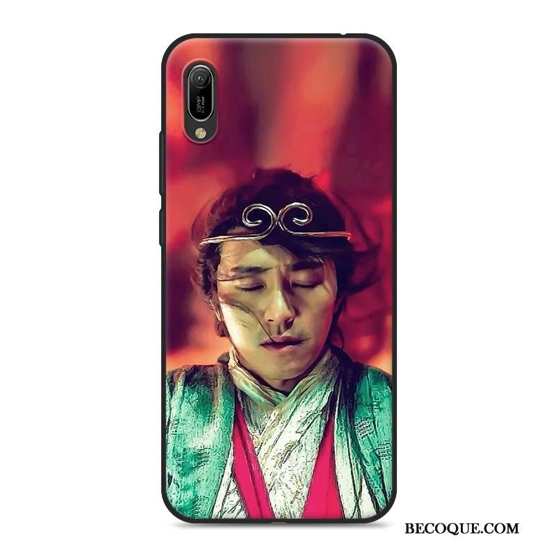 Huawei Y6 2019 Coque De Téléphone Amoureux Fluide Doux Téléphone Portable Silicone Étui