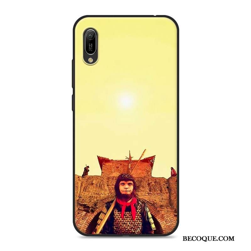 Huawei Y6 2019 Coque De Téléphone Amoureux Fluide Doux Téléphone Portable Silicone Étui