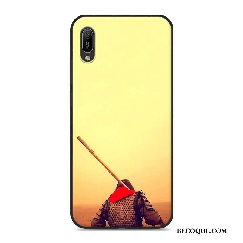 Huawei Y6 2019 Coque De Téléphone Amoureux Fluide Doux Téléphone Portable Silicone Étui