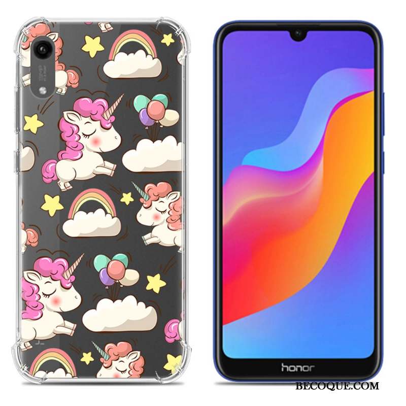 Huawei Y6 2019 Coque De Téléphone Incassable Modèle Fleurie Créatif Silicone Étui