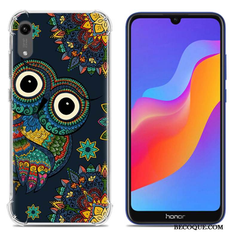 Huawei Y6 2019 Coque De Téléphone Incassable Modèle Fleurie Créatif Silicone Étui