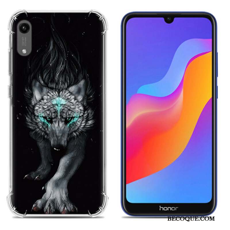 Huawei Y6 2019 Coque De Téléphone Incassable Modèle Fleurie Créatif Silicone Étui