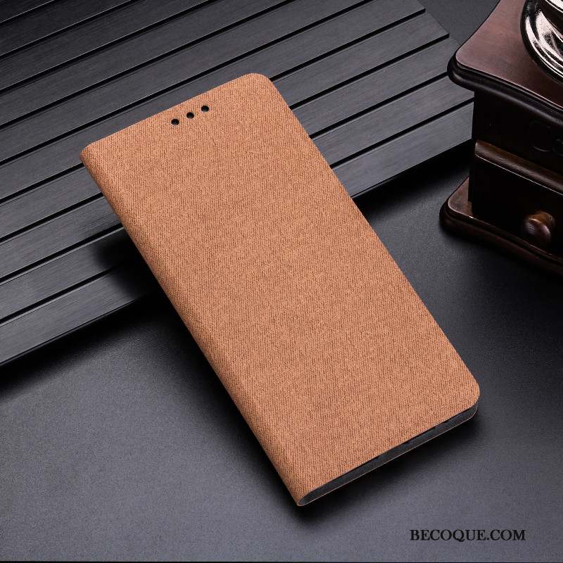 Huawei Y6 2019 Coque Incassable Téléphone Portable Simple Protection Clamshell Étui En Cuir