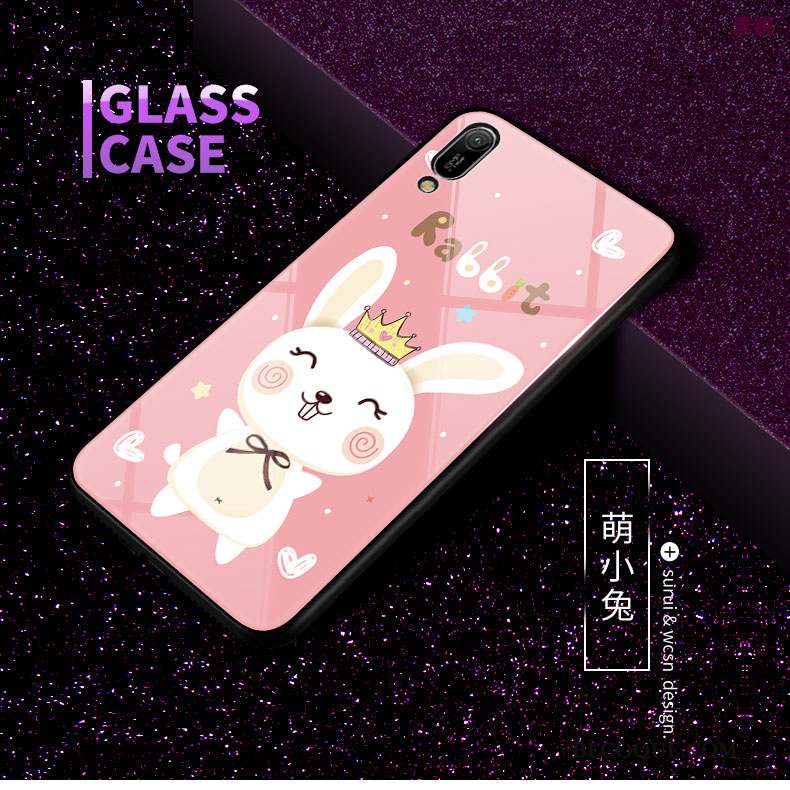 Huawei Y6 2019 Coque Sakura Mignonne Papillon Difficile Incassable Charmant