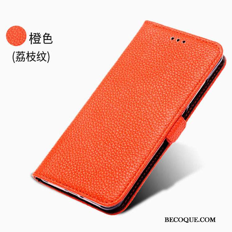Huawei Y6 2019 Coque Étui Cuir Véritable Tout Compris Téléphone Portable Rouge Protection