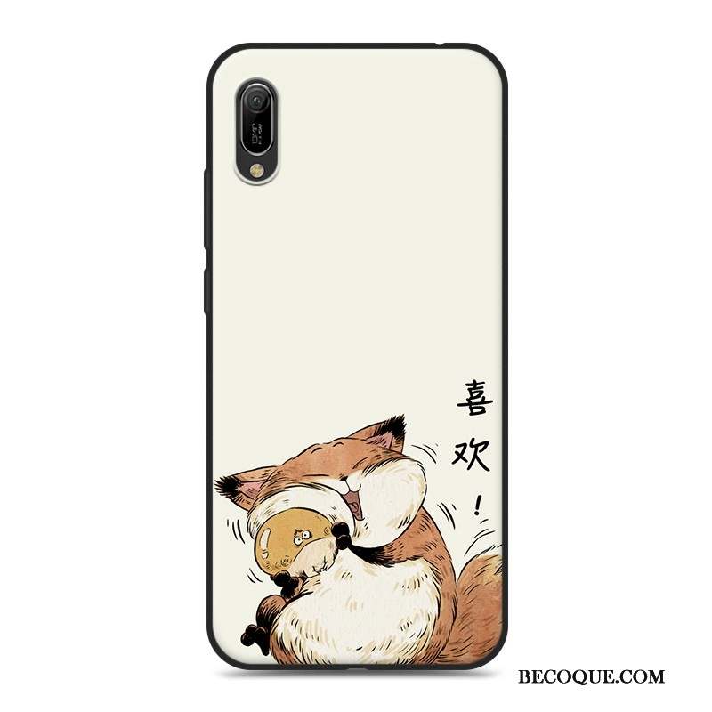 Huawei Y6 2019 Dessin Animé Étui Silicone Téléphone Portable Coque Fluide Doux