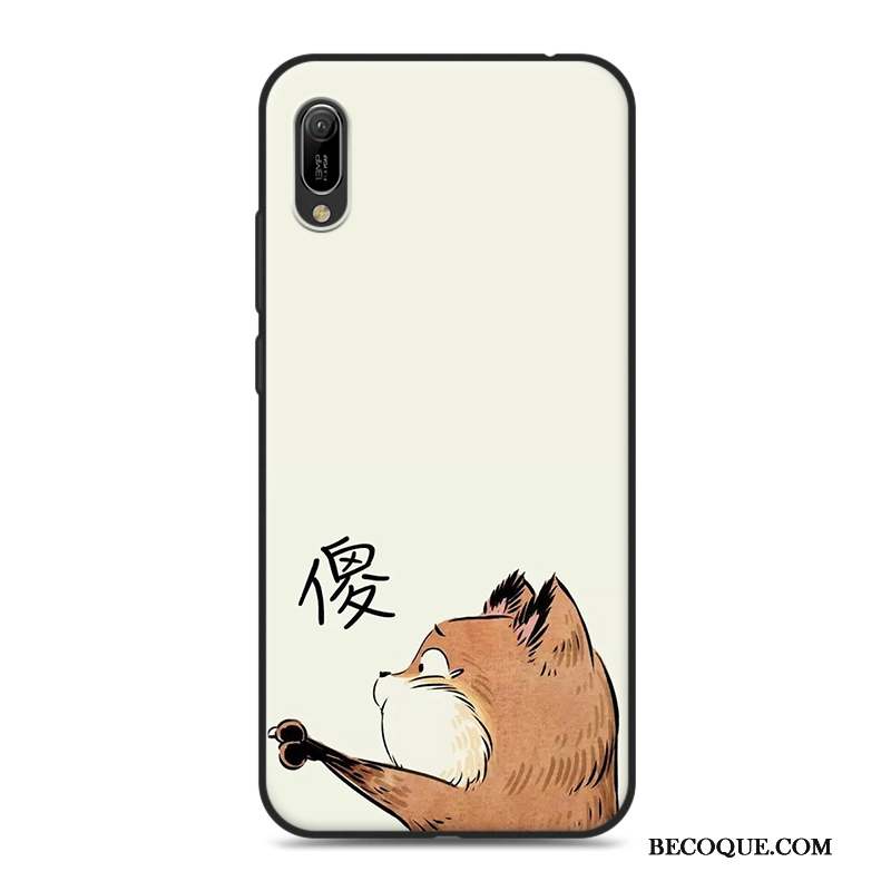 Huawei Y6 2019 Dessin Animé Étui Silicone Téléphone Portable Coque Fluide Doux