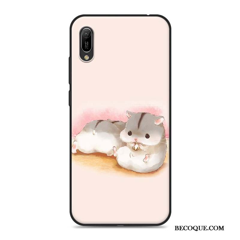 Huawei Y6 2019 Dessin Animé Étui Silicone Téléphone Portable Coque Fluide Doux