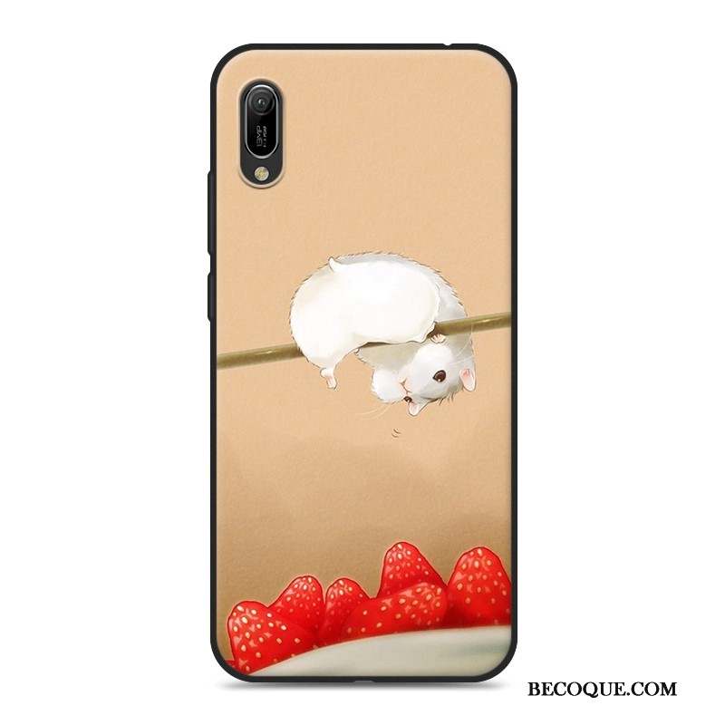 Huawei Y6 2019 Dessin Animé Étui Silicone Téléphone Portable Coque Fluide Doux