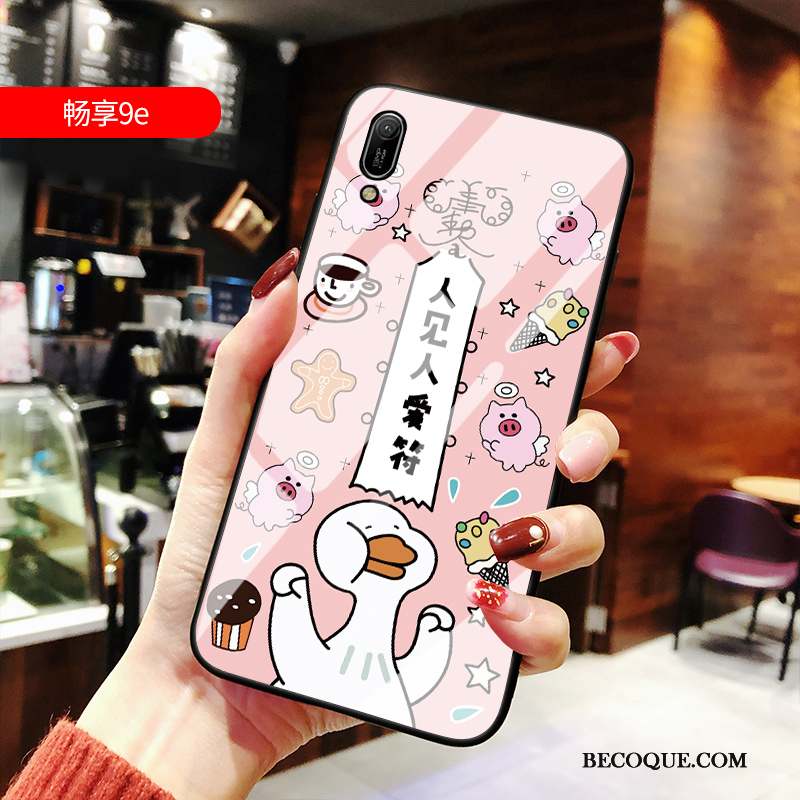 Huawei Y6 2019 Jaune Coque De Téléphone Étui Dessin Animé Protection Charmant