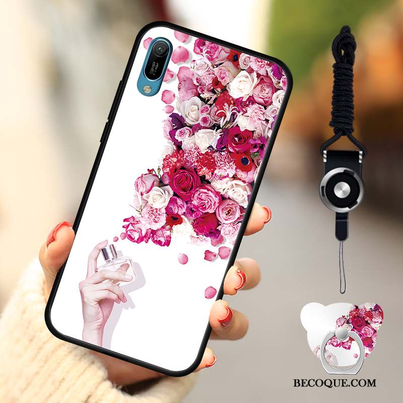 Huawei Y6 2019 Protection Fluide Doux Dessin Animé Étui Coque De Téléphone Mode